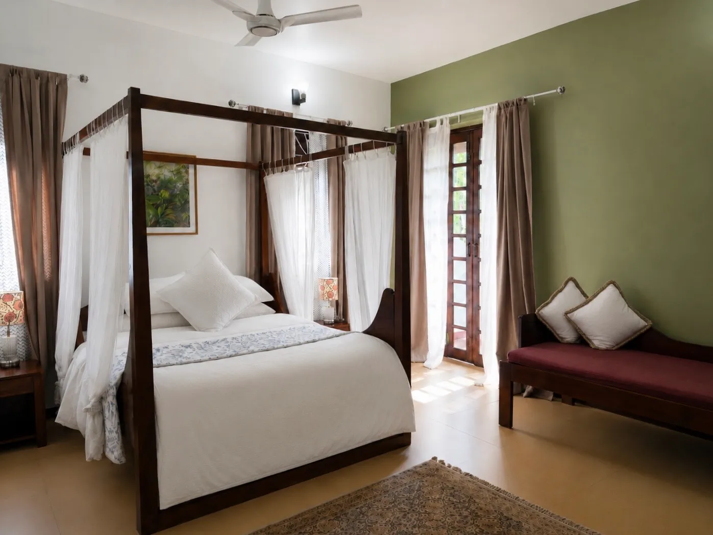 Family Room at Skylark Resort, Colva — one bedroom